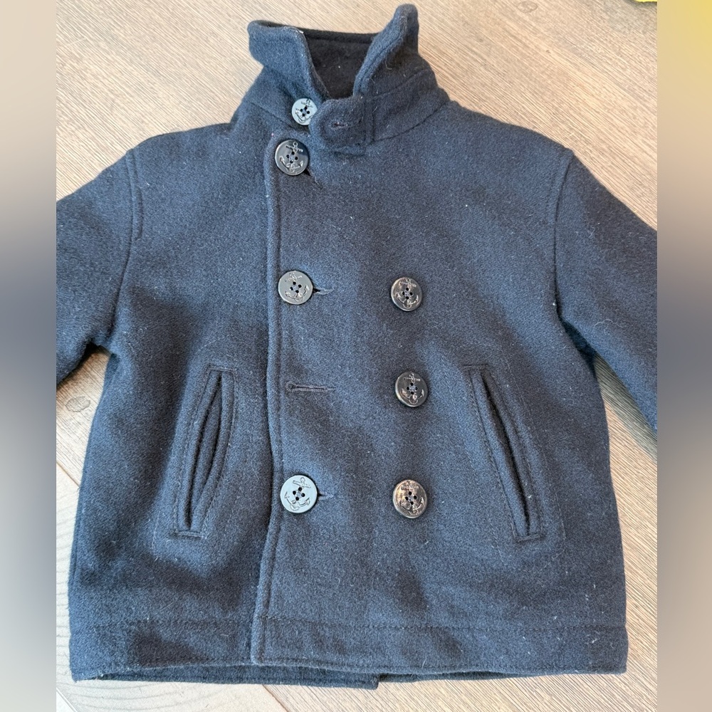 GAP Baby/Toddler‎ Black Pea Coat